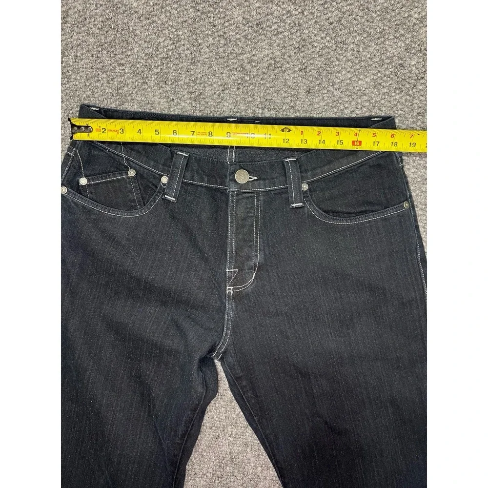 Rock & Republic Men's Dark Blue Dark Wash Straight Denim Jeans Regular Fit 36x26